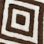 Brown Diamond Tufted Bath Rug, 20x30