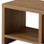 Hazel Cube Storage Bench - Rustic Natural Finish