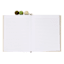 Cream Hard cover journal with Pompoms