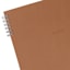 Brown Kraft paper spiral journal