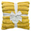 2-Pack Yellow Textured Stripe Throw Pillows, 18"