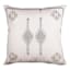 2-Pack Aztec Embroidered Throw Pillows, 20"