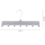Velvet Belt Hanger, Grey