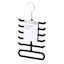 Velvet Tie Hanger, Black
