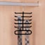 Velvet Tie Hanger, Black