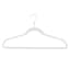 25-Pack Velvet Hangers, Bright White