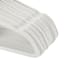 25-Pack Velvet Hangers, Bright White