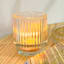 Clear Glass Votive Candle Holder, 3"