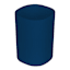 3-Piece Navy Blue Countertop Accessories Set