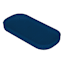 3-Piece Navy Blue Countertop Accessories Set