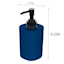 3-Piece Navy Blue Countertop Accessories Set