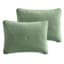 2-Piece Green Tacked Corduroy Comforter Set, Twin/Twin XL