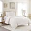 2-Piece Neutral Abstract Tufted Comforter Set, Twin/Twin XL