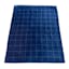 Blue Windowpane Micro Plush Throw Blanket, 50x60