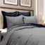 Crosby St. 3-Piece Navy Houndstooth Cotton Comforter Set, Full/Queen
