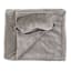 Honeybloom Dark Grey Micro Plush Throw Blanket & Eye Mask Sleeper Set, 50x60