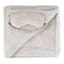 Honeybloom Light Grey Micro Plush Throw Blanket & Eye Mask Sleeper Set, 50x60