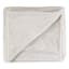 Honeybloom Light Grey Micro Plush Throw Blanket & Eye Mask Sleeper Set, 50x60