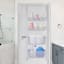 4-Tier Over The Door Storage Shelf, White