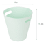 Mint Round Trash Bin, 12l
