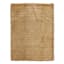 Brown Textured Faux Fur Throw Blanket, 50x60