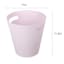 Lavender Round Trash Bin, 12l