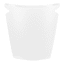 White Oval Trash Bin, 7.7l