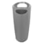Grey Oval Trash Bin, 7.7l