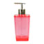 Oh Joy! Hot Pink Plastic Soap Dispenser, 6.5"