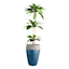 Arcadia Petrol Blue Ceramic Outdoor Planter, Large
