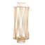 Oversized Round Gold Wire Floor Lantern, 30"