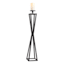 Black Metal Candle Holder, Large