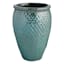 Halsey Green Ceramic Jar Outdoor Planter, Small