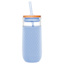 Ello Halogen Blue Glass Devon Tumbler, 18oz