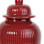 Providence Burgundy Ceramic Ginger Jar, 7.5"