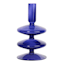 Crosby St. Blue Taper Candle Holder, 6.5"