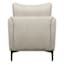 Crosby St. Ryan Faux Leather Accent Chair, Grey Leather