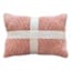 2-Pack Pink Textured Chenille Throw Pillows, 14x20