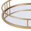 Tracey Boyd Gold Metal Decorative Tray, 14"