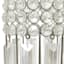 Silver Crystal Votive Holder, 7"