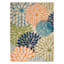 (E520) Multicolor Aloha Floral Outdoor Area Rug, 5x8