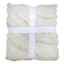 Neutral Rainbow Tufted Throw Blanket, 50x60