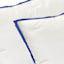 Providence 3-Piece White Cotton Hotel Border Comforter Set, King