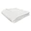 Providence 3-Piece White Cotton Percale Quilt Set, King