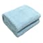 Honeybloom Light Blue Sherpa Throw Blanket, 50x60