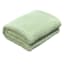 Sage Green Sherpa Throw Blanket, 50x60