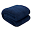 Navy Blue Sherpa Bed Blanket, King