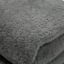 Dark Grey Sherpa Bed Blanket, King