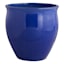 Blue Flare Ceramic Outdoor Planter, Large