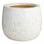Tracey Boyd Indoor White Lava Reactive Glaze Pot, Small